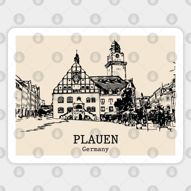 Plauen - Germany Magnet by Lakeric